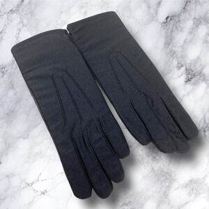 NEW Toasties x Totes Black Nylon Driving Gloves One Size Textured Grip NWOT